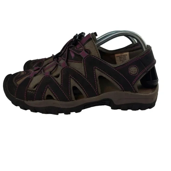 Northside Burke II Sport Sandals Women 9 Gray Purple Hiking Water Shoes 214004W - Picture 3 of 9